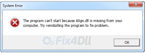 Align.dll missing