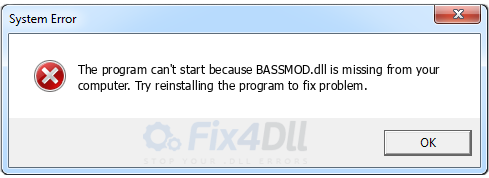 BASSMOD.dll missing