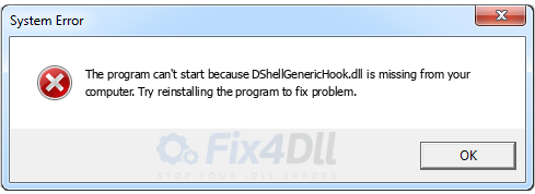 DShellGenericHook.dll missing