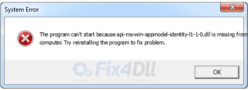 api-ms-win-appmodel-identity-l1-1-0.dll missing