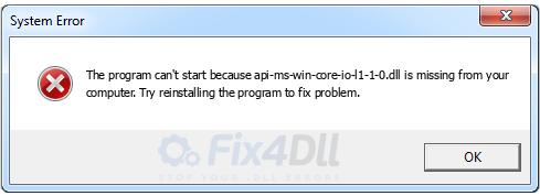 api-ms-win-core-io-l1-1-0.dll missing