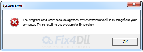 appxdeploymentextensions.dll missing