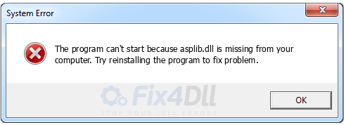 asplib.dll missing