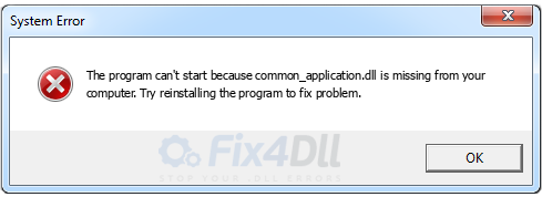 common_application.dll missing