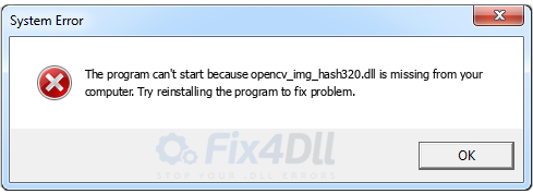opencv_img_hash320.dll missing